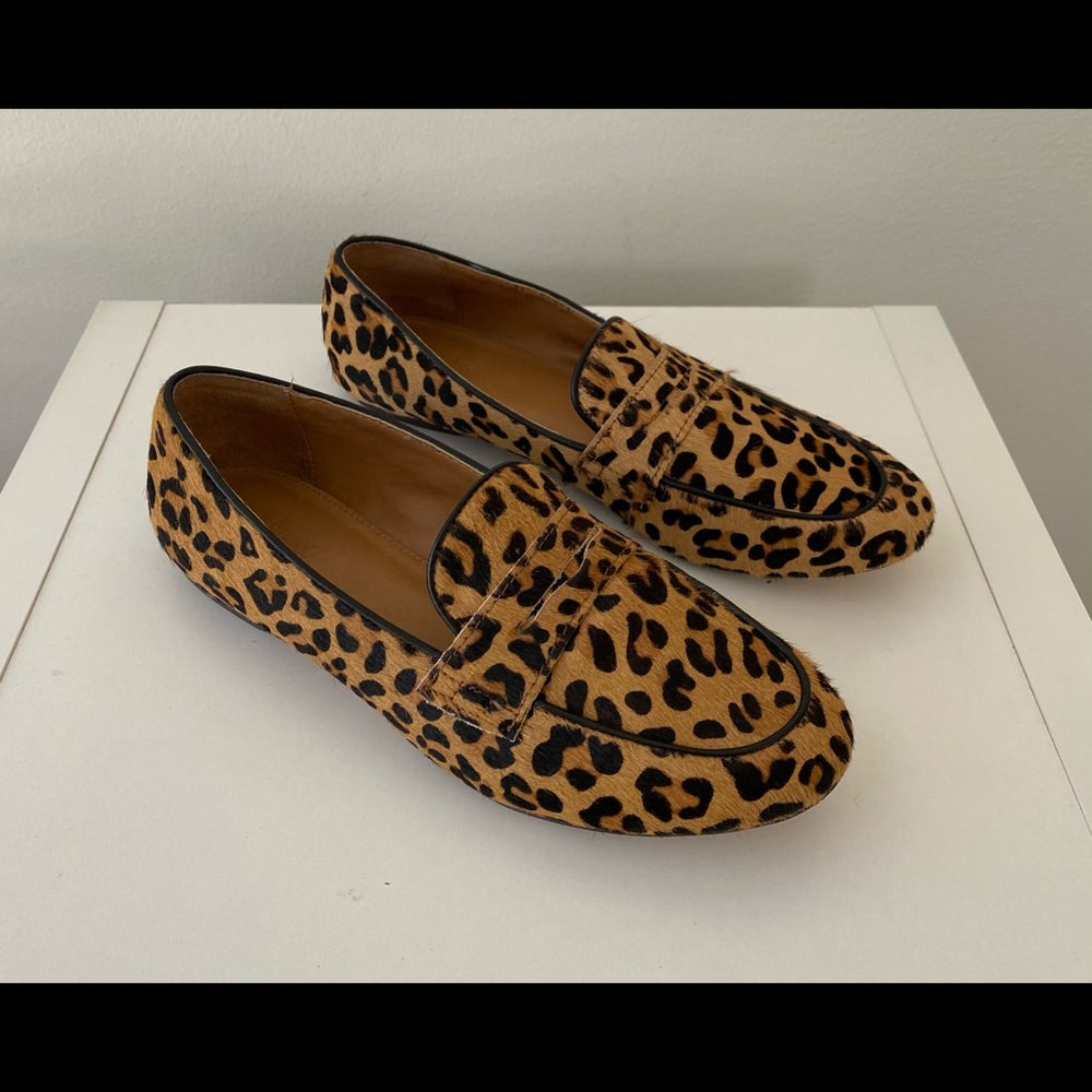 J. Crew Leopard Flats